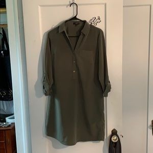 The Limited Army Green Dress